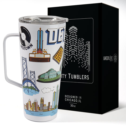 Detroit City Tumblers - 30oz