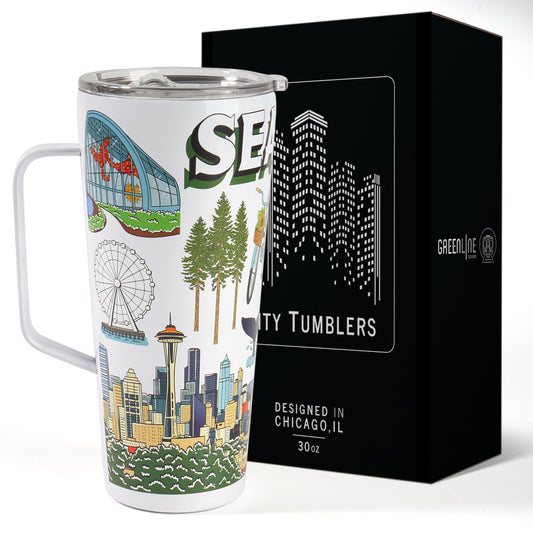 Seattle City Tumblers - 30oz