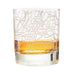 New York City Etched Street Grid Whiskey Glasses