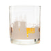 Philadelphia Etched Skyline Whiskey Glasses