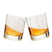 Phoenix City Etched Street Grid Whiskey Glasses