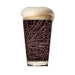 Pittsburgh City Grid Beer Glasses