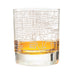 Tampa Etched Street Grid Whiskey Glasses