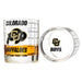 University of Colorado Whiskey Glass Set (2 Low Ball Glasses)