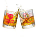 University Of Dayton Whiskey Glass Set (2 Low Ball Glasses)