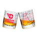 University Of Dayton Whiskey Glass Set (2 Low Ball Glasses)