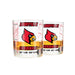 University Of Louisville Whiskey Glass Set (2 Low Ball Glasses)