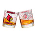 University Of Louisville Whiskey Glass Set (2 Low Ball Glasses)
