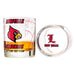 University Of Louisville Whiskey Glass Set (2 Low Ball Glasses)