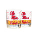 University Of Mississippi Whiskey Glass Set (2 Low Ball Glasses)