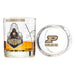 Purdue University Whiskey Glass Set (2 Low Ball Glasses)