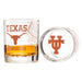 University Of Texas Whiskey Glass Set (2 Low Ball Glasses)
