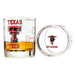 Texas Tech University Whiskey Glass Set (2 Low Ball Glasses)