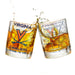 University Of Virginia Whiskey Glass Set (2 Low Ball Glasses)