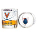 University Of Virginia Whiskey Glass Set (2 Low Ball Glasses)