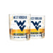 West Virginia University Whiskey Glass Set (2 Low Ball Glasses)
