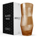 Ripple Vase Angled Custom 28 cm  (Set of 1) Amber