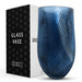 Ripple Vase Rounded Custom 28 cm (Set of 1) Blue