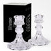 Tall Candle Holder - 10.2cm (Set of 2) -  Clear