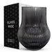 Ripple Vase Rounded Wide Base Custom 19 cm (Set of 1) Gray