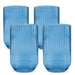 Ribbed Colored Drinking Glasses (Set of 4) - Blue