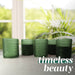 Bubble Lowball Hobnail Glasses 350ml (Set of 6) - Green