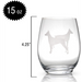 Doberman Stemless Wine Glasses