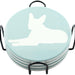 Boston Terrier Ceramic Drink Coasters - Set of 4