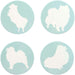 Pomeranian Ceramic Drink Coasters - Set of 4