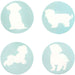 Shih Tzu Ceramic Drink Coasters - Set of 4