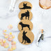 Boston Terrier Cork Drink Coasters - Set of 4