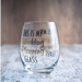 Stemless Wine & Beer Engagement Glasses