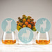 Chihuahua Ceramic Coasters with Metal Stand (Set of 4)