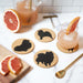 Pomeranian Lovers Cork Drink Coasters - Set of 4