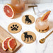 Pitbull Lovers Cork Drink Coasters - Set of 4