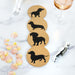 Dachshund Cork Drink Coasters - Set of 4