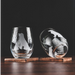 Golden Retriever Etched Stemless Wine Glasses
