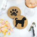 Goldendoodle Cork Drink Coasters - Set of 4