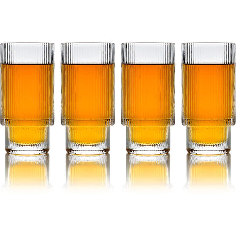 Ripple Drinking Glasses (Set of 4)