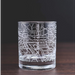 Washington Etched Street Grid Whiskey Glasses