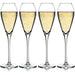 Champagne Flute Glasses (Set of 4)