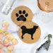 Siberian Husky Cork Drink Coasters - Set of 4