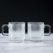 Ripple Drinking Glass Mugs (Set of 2) - 12 oz