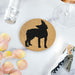 Boston Terrier Cork Drink Coasters - Set of 4