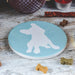 French Bulldog Ceramic Coasters with Metal Stand (Set of 4)