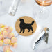 Golden Retriever Cork Drink Coasters - Set of 4