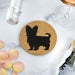 Yorkshire Terrier Cork Drink Coasters - Set of 4