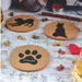Schnauzer Cork Coasters (Set of 4)