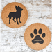 Chihuahua Cork Coasters (Set of 4)