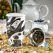 Mermaid Coffee and Tea Mug With Ceramic Lid + Infuser (16oz)